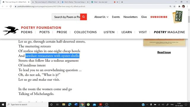 Video Lecture 107: Live Class on The Love Song of J. Alfred Prufrock (Part III) смотреть онлайн