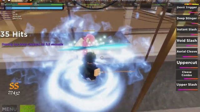 Sakura Stands, VERGIL|TRUE ANUBIS COMBO (SSS COMBO)