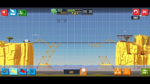 Level-26, Build A Bridge (Complete solution with all 3 stars and with some mission)2022 смотреть онлайн