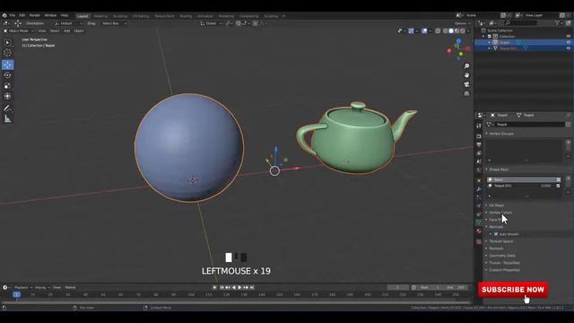 Shape Keys - Blender 2.83 | Transform смотреть онлайн
