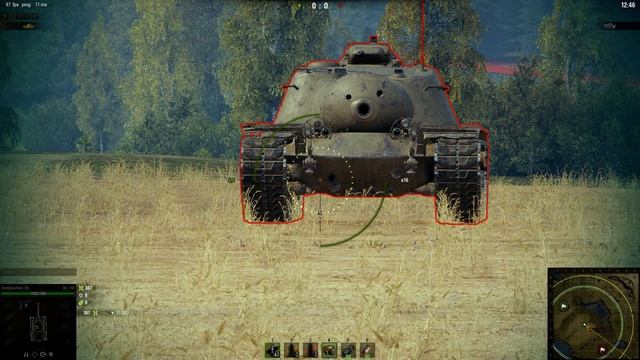 T110E3 зоны пробития без голды