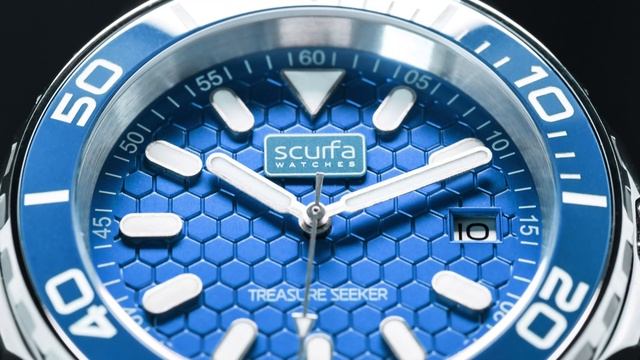 Scurfa Watches Treasure Seeker Hydra Hat Blue смотреть онлайн
