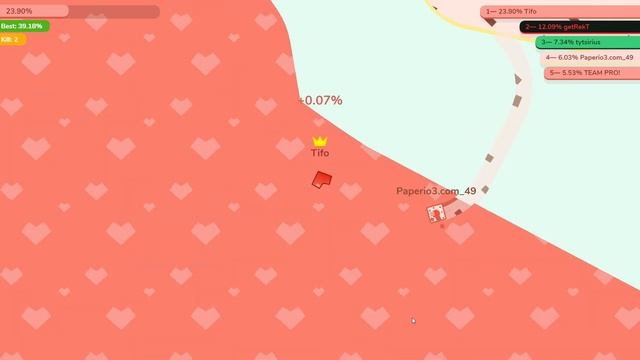 Paper.io 3 Map Control: 100.00% смотреть онлайн