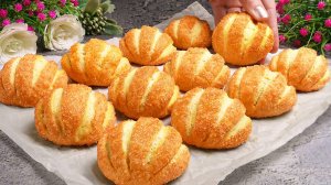 Печенье как булочки! Из самых простых продуктов - кефир и растительное масло! Выпечка