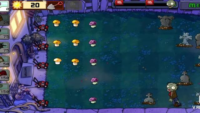 играем в игру растения VS зомби (1 часть) смотреть онлайн