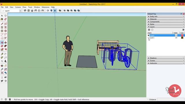 SketchUp Tutorials in hindi - Introduction & Settings смотреть онлайн