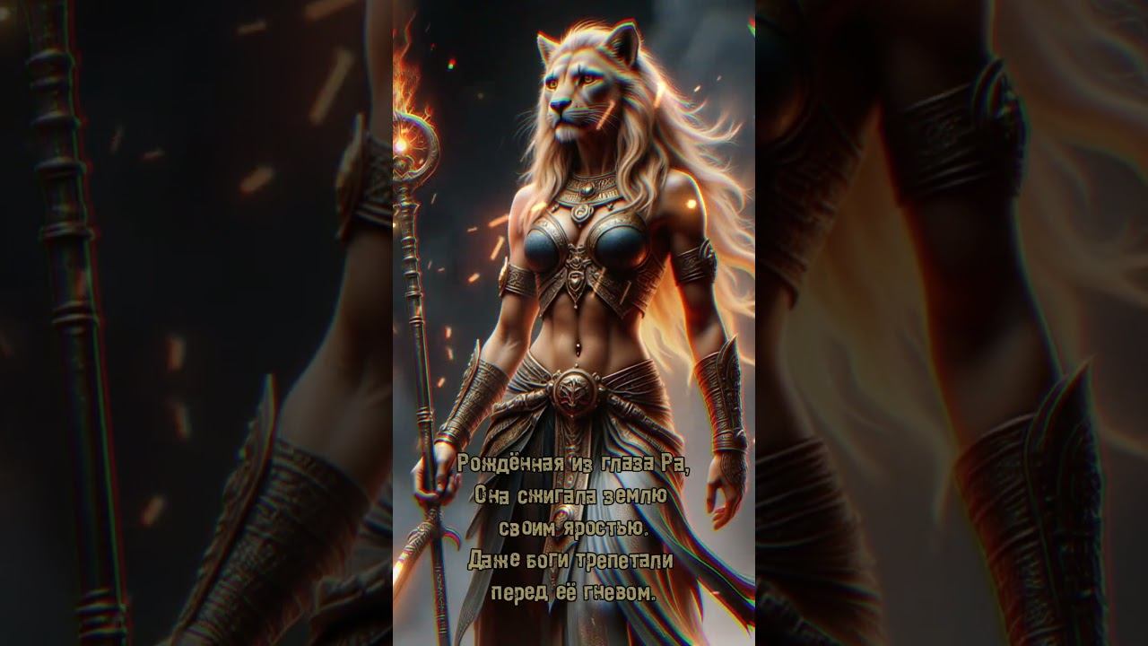 Сехмет — богиня Египта ярость, исцеление и сила божественной женственности #shorts смотреть онлайн