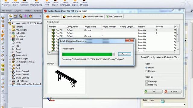 CustomTools: Automate the creation of Dxf/Dwg from parts смотреть онлайн