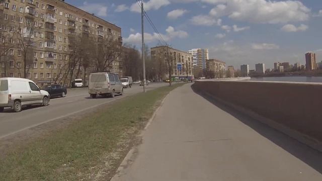 От аэропорта Домодедово до Москвы на велосипеде смотреть онлайн