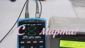 Фигуры Лиссажу на осциллографе FNIRSI DPOX180H. Для милых дам!