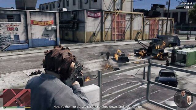 GTA 5 - Michael, Trevor and Franklin steal bonds | Blitz Play [4K] смотреть онлайн