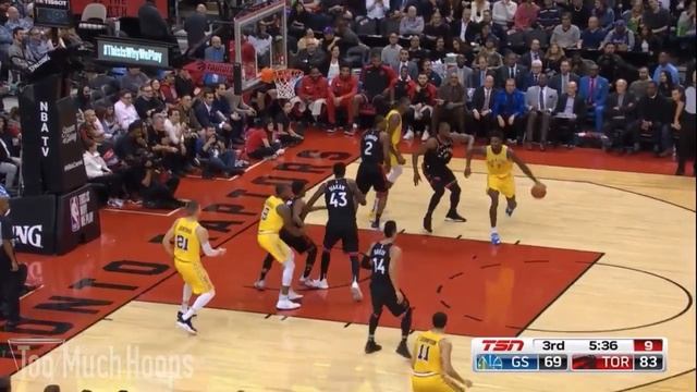 Pascal Siakam CAREER HIGH 26 pts, 8/10 fg, 3/4 3PT, 7/8 ft - Highlights with Defense vs Warriors! смотреть онлайн