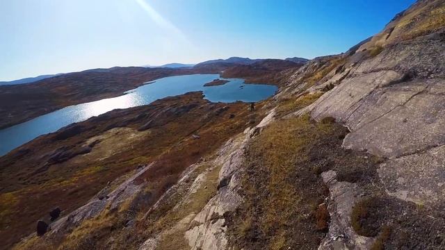 Arctic Circle Trail. Journey through arctic tundra to the glaciers. Hike in Greenland. Full HD. смотреть онлайн