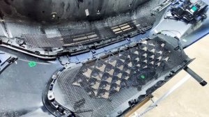 Защитная сетка в бампер chery tiggo 7pro