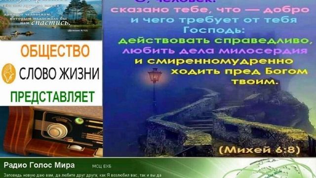 Архивная радиопередача 180 Radio Golos Mira СЛОВО ЖИЗНИ смотреть онлайн