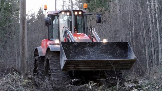 Brush cutting with HUDDIG 1260C Muddy Mary смотреть онлайн