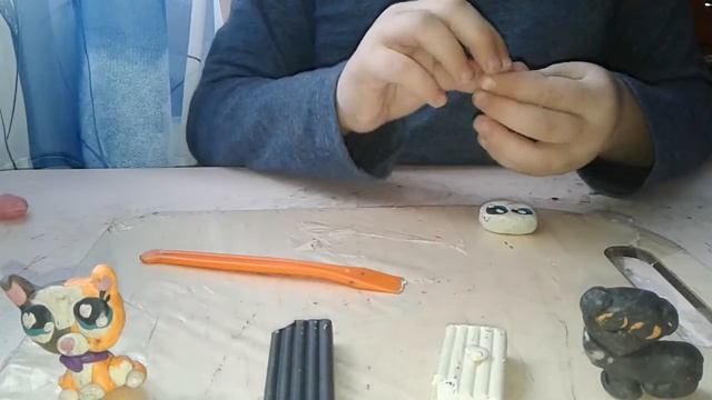 Лепим ЛПС из пластилина