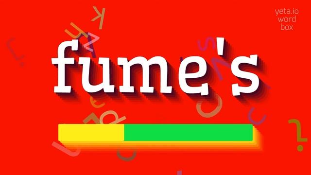 HOW TO PRONOUNCE FUME'S? #fume's смотреть онлайн