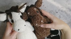 Символ года Как просто связать лошадь спицами ЧАСТЬ 2