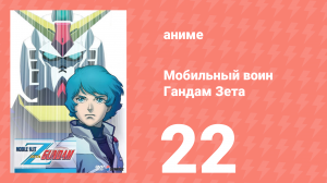 Мобильный воин Гандам Зета 22 серия (аниме-сериал, 1985)