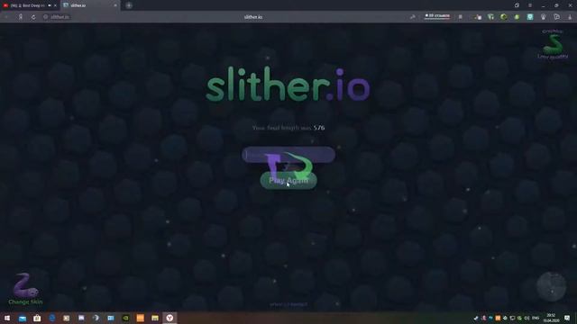 slither.io смотреть онлайн