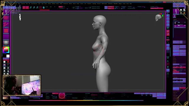 Projection in Zbrush, tips and tricks to improve retopologizing. Video 1 смотреть онлайн