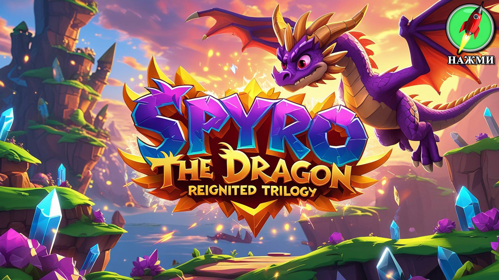 Spyro the Dragon - Reignited Trilogy - Полное Прохождение Игры смотреть онлайн