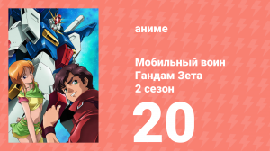 Мобильный воин Гандам Зета Два 20 серия (аниме-сериал, 1986)