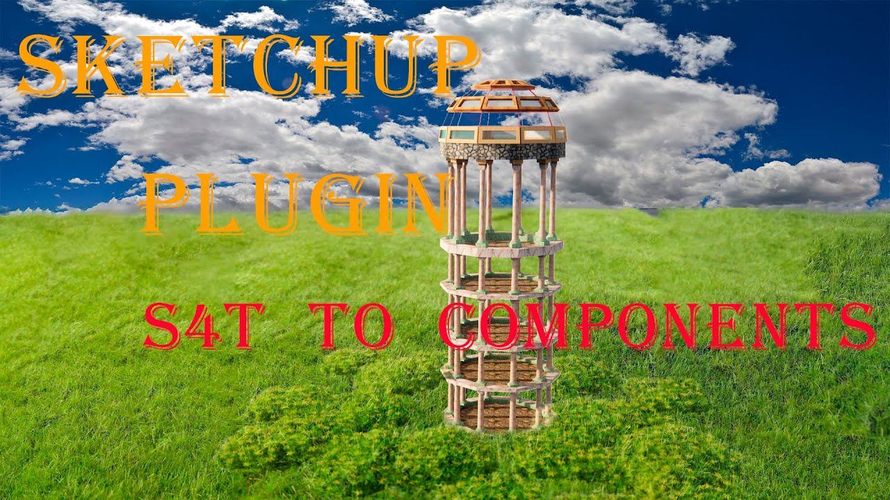 SketchUp Plugin: S4U to Components –Полное руководство смотреть онлайн