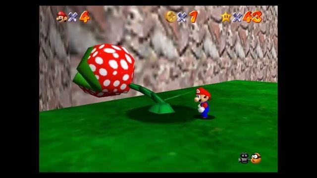 Super Mario 64 HD Boss 16 - Piranha Plants смотреть онлайн