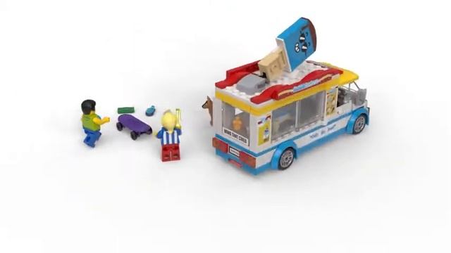 LEGO City Грузовик мороженщика 60253 смотреть онлайн