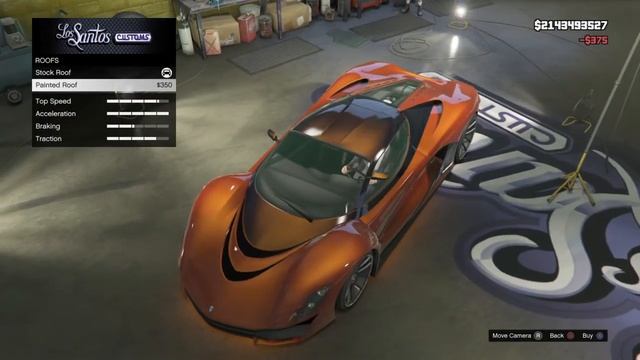 GTA 5- Grotti turismo R, best car customization! смотреть онлайн