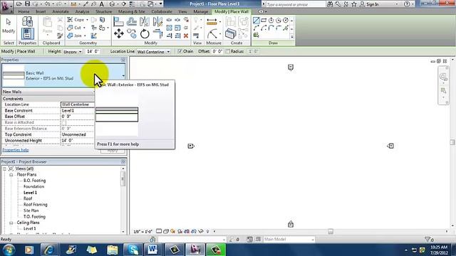 Revit - Start a Building, part one смотреть онлайн