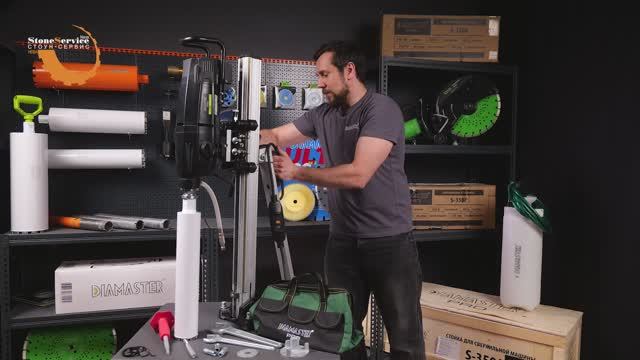 Обзор установки алмазного бурения Diamaster S-350A смотреть онлайн