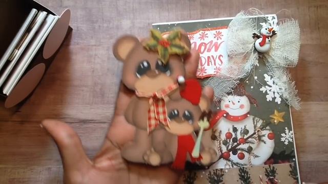 Saturday Morning Crafts #5. Christmas Card Folio, Tear Bears, Santa Baby 3X3 Cards смотреть онлайн