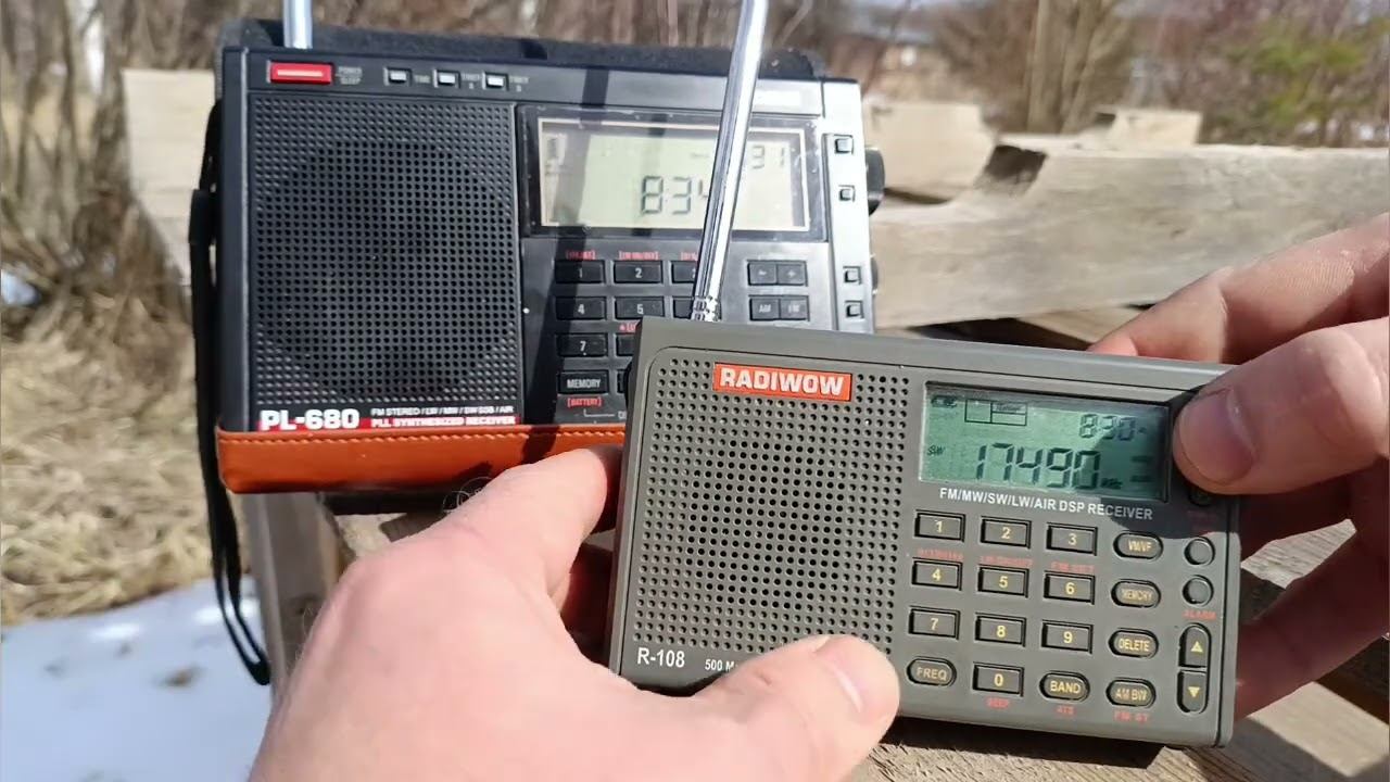 73! большой скан SW до 30 MHz. TECSUN PL-680 vs Radowow R-108. вдали от помех уехал за город на дачу смотреть онлайн