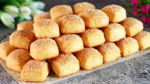 Печенье на кефире! Мягкое, нежное! Просто и недорого! Рецепт выпечки к чаю