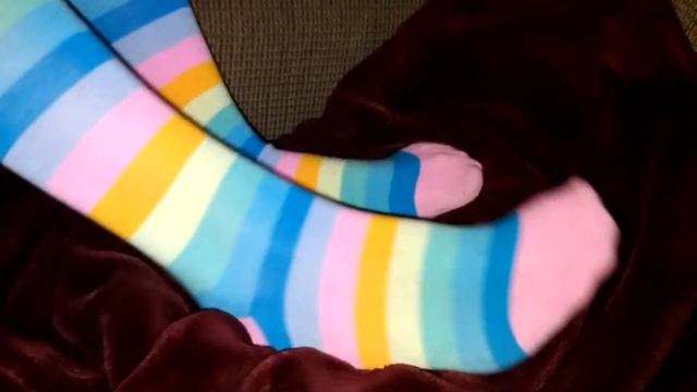 Striped Socks Tease
