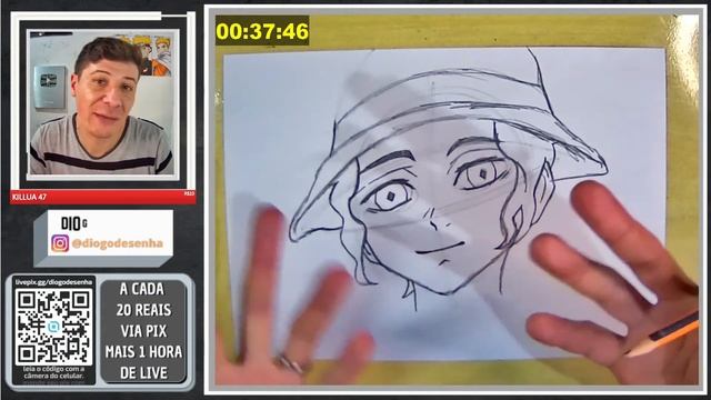 DESENHANDO AO VIVO / pedido dos INSCRITOS смотреть онлайн