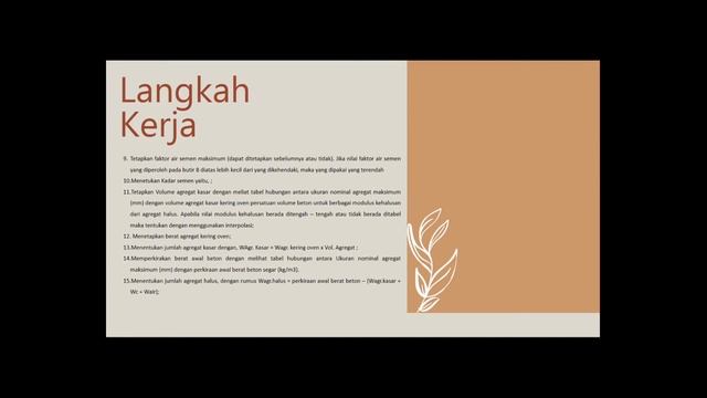 BAB 15 PERANCANGAN CAMPURAN BETON смотреть онлайн