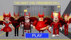 ДЕМОНЫ BARRY PRISON RUN! OBBY в РОБЛОКС