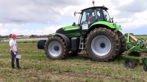 трактор Deutz Fahr Agrotron X720 270 л.с. и дисковая борона AMAZONE Catros 6002-2