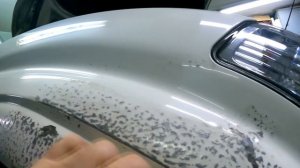 Ssang Yong Kyron - ремонт переднего крыла и бамперов ч 1.