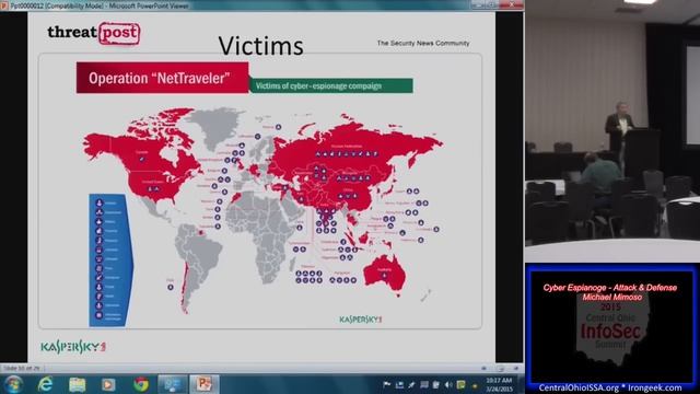 Tech104 Cyber Espianoge Attack Defense Michael Mimoso смотреть онлайн