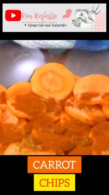 CARROT CHIPS Recipe for Beginners | Ken Rafallo | #shorts смотреть онлайн