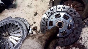 ОКА ЗАМЕНА СЦЕПЛЕНИЯ / Oka clutch replacement