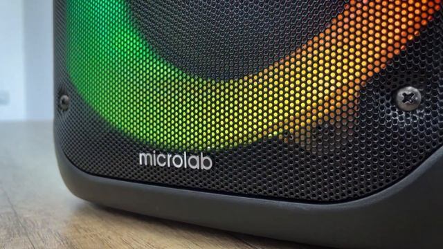 Портативная колонка Microlab PT800 - Распаковка + Тест звука! смотреть онлайн