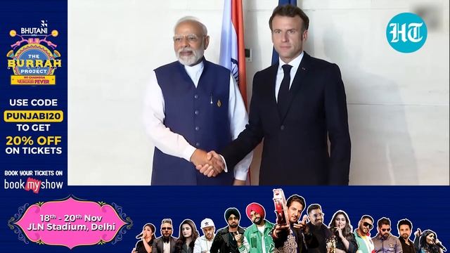 Macron tweets in Hindi after hosting PM Modi; Says, 'India, France share same agenda' | Details смотреть онлайн