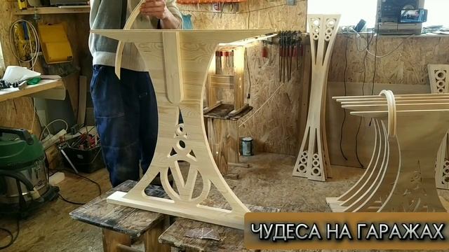 Сборка столов для кафе из сосны. Лёгкий стиль 19 века. смотреть онлайн