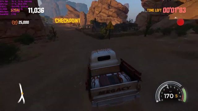 FlatOut 4: Total Insanity [FlatOut Mode] Playthrough Part 20 - "Beat The Bomb - Desert Outskirts" смотреть онлайн